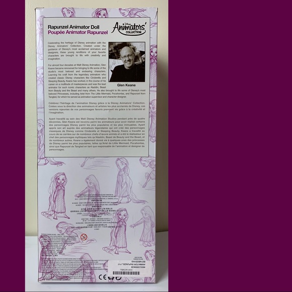 Disney Animators Limited Run Rapunzel Baby Doll - Picture 2 of 8